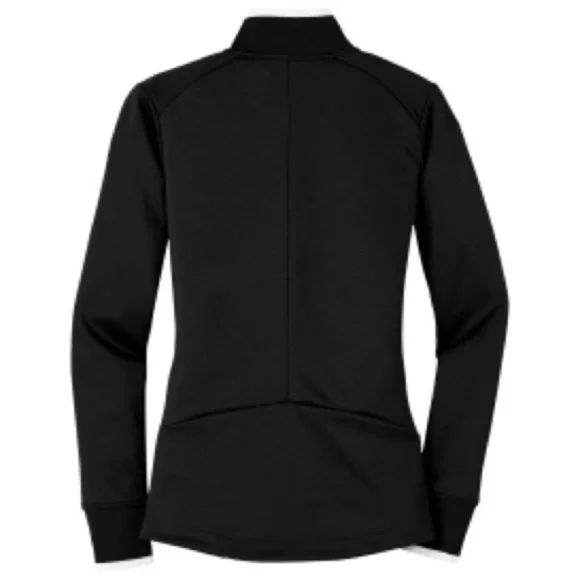 Nike  Ladies Dri-FIT 1/2-Zip Cover-Up - Black/White Golf Size Large - Picture 11 of 13